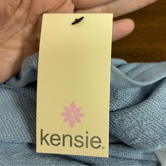 NWT Kensie Blue Fog Collared Button-Up Shirt 2X - Picture 9 of 11